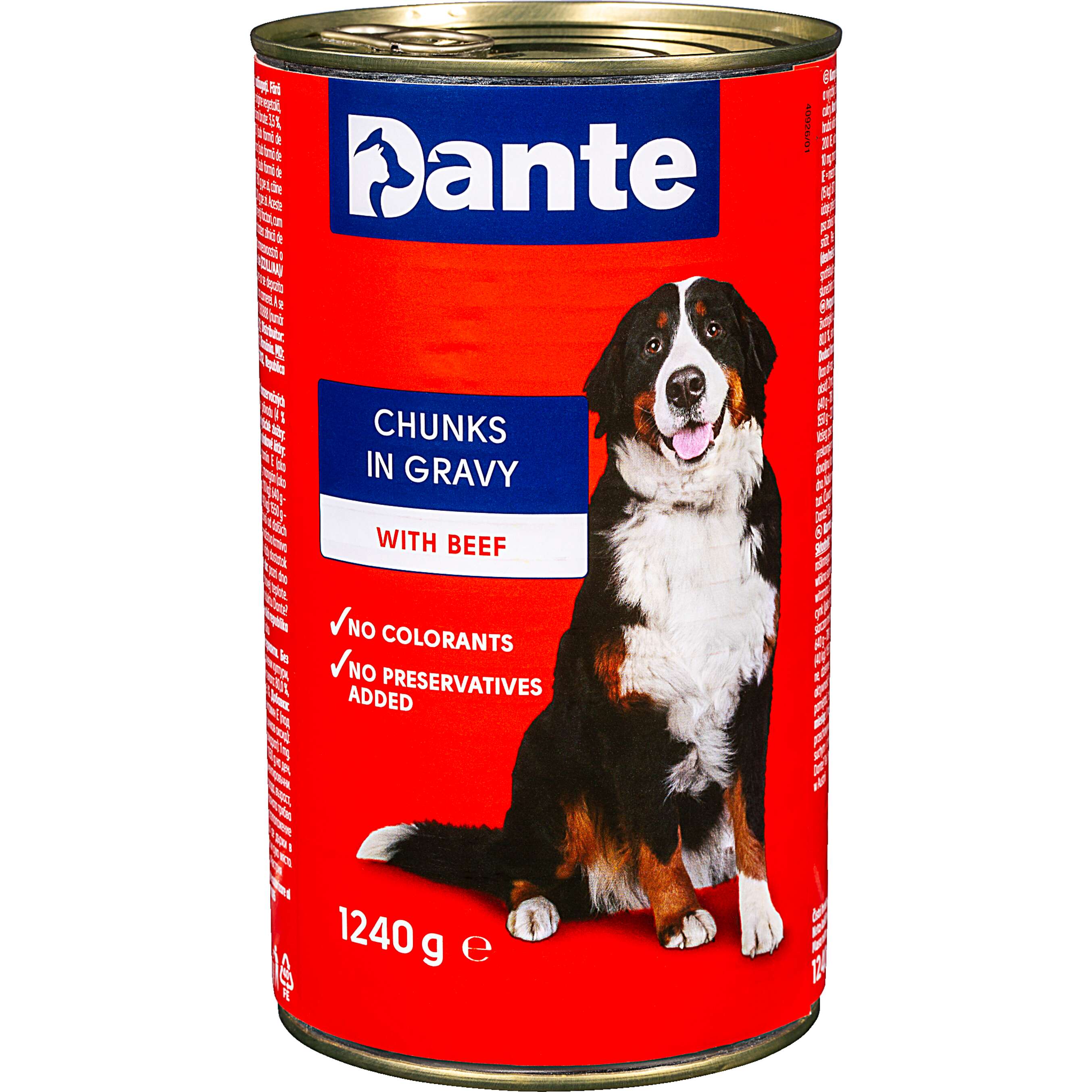 Изображение за продукта Dante Храна за кучета с вкус на говеждо или птиче