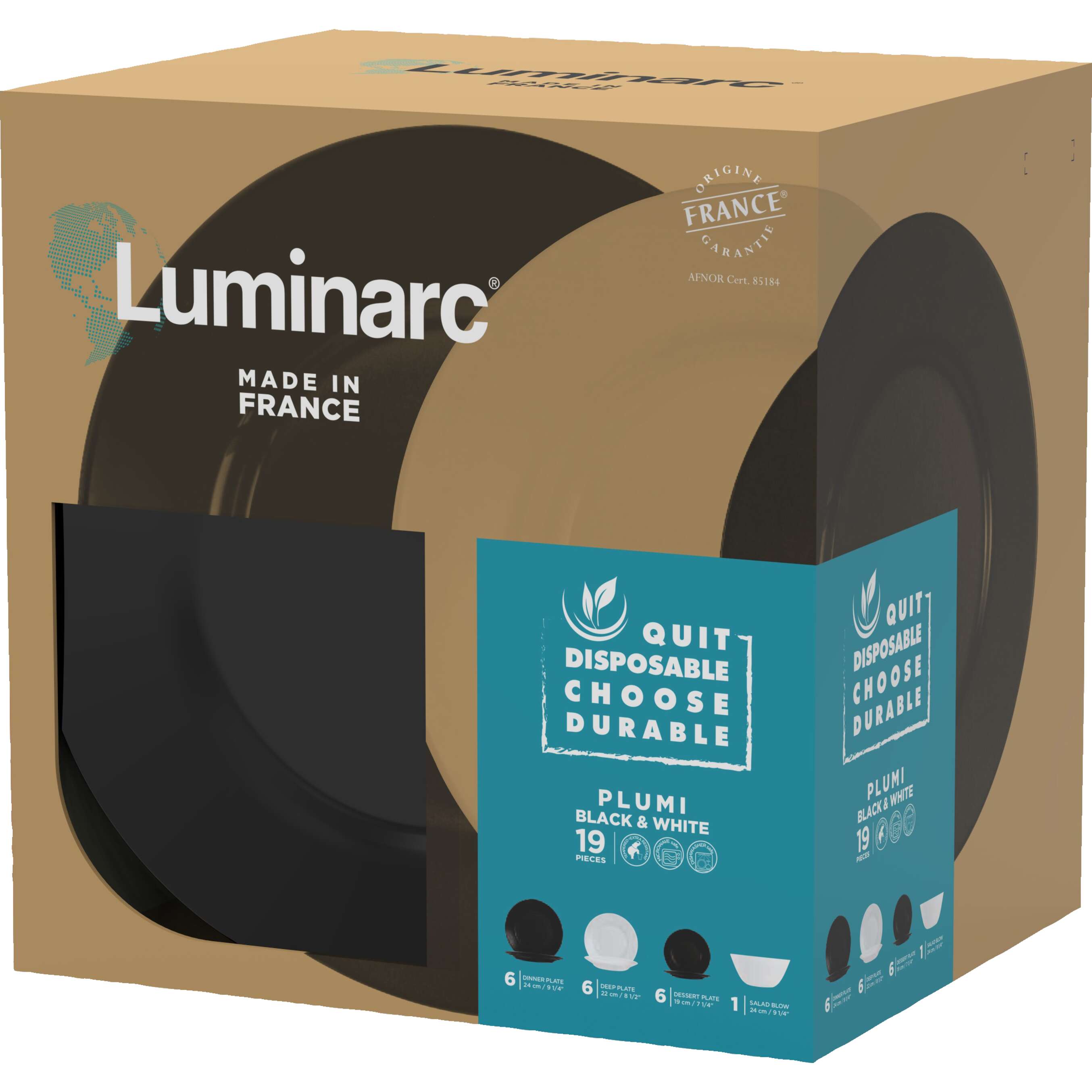Изображение за продукта Luminarc Сервиз за хранене Plumy 19 части