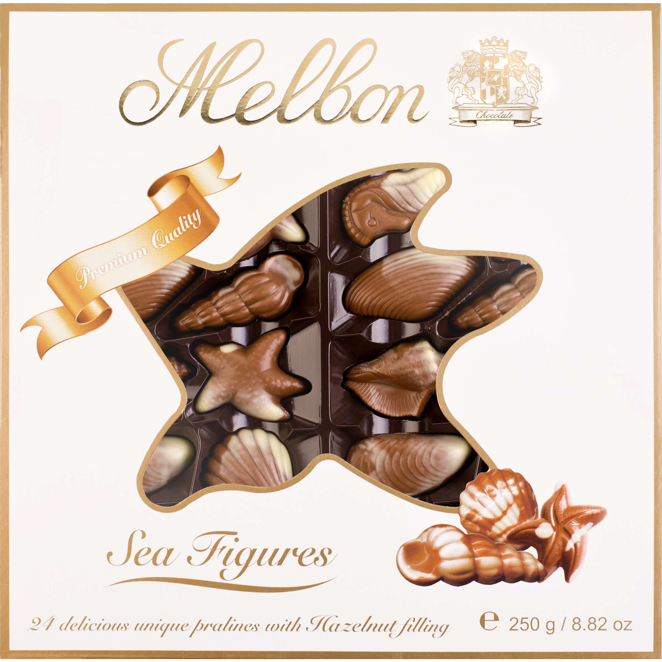 Изображение за продукта Melbon Шоколадови бонбони морски фигури