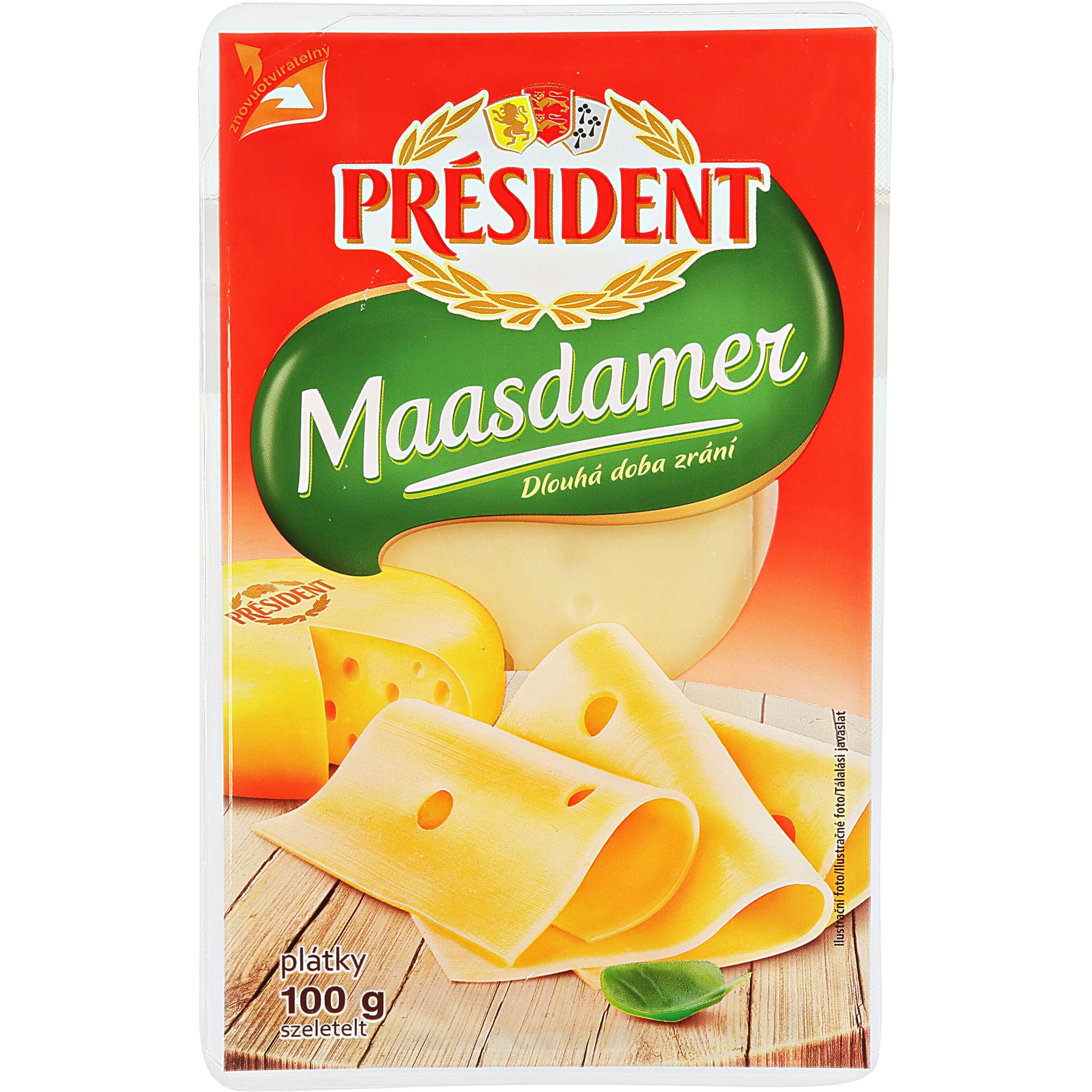 Zobrazit nabídku Président Plátkový sýr
