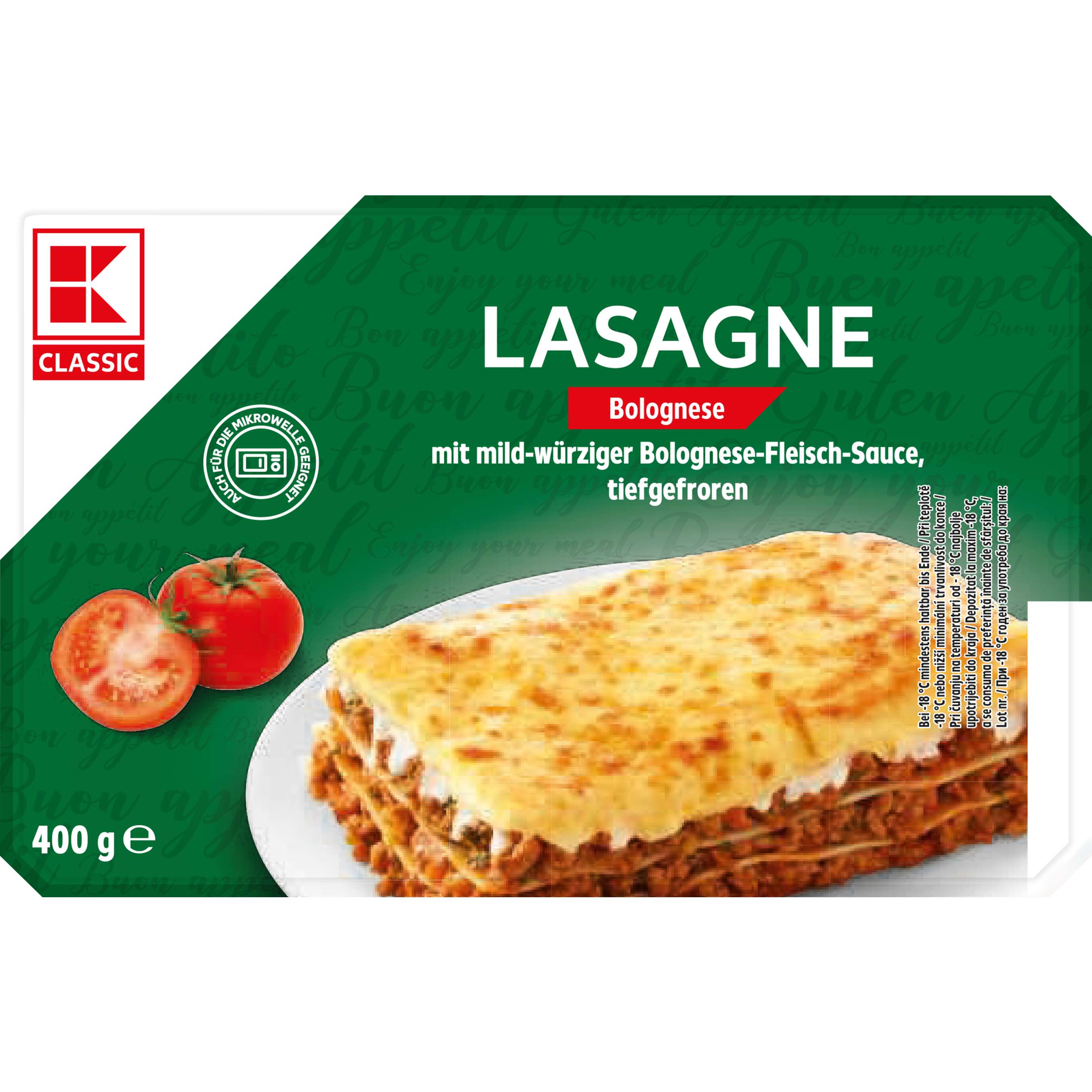 Zobrazit nabídku Lasagne Bolognese 