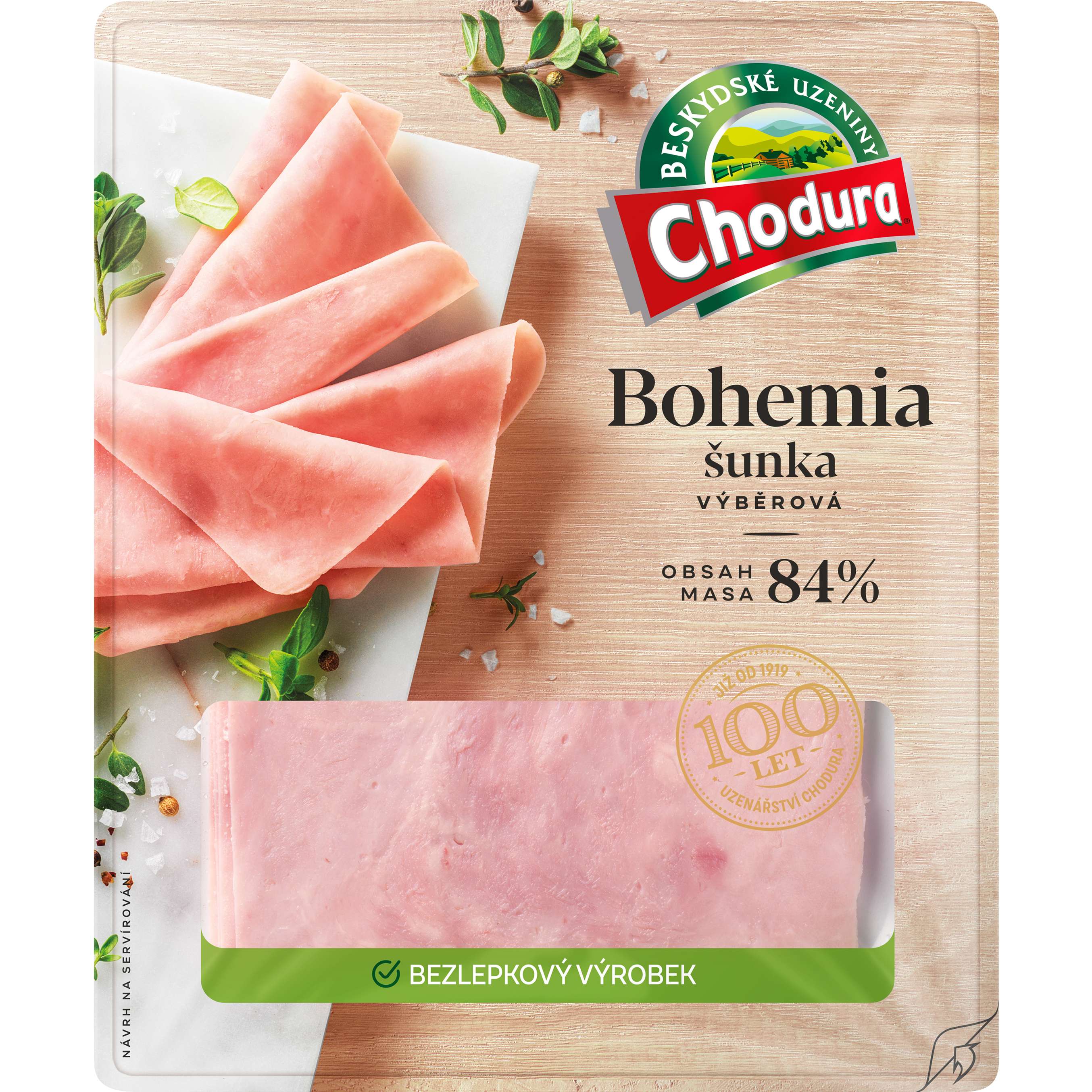 Zobrazit nabídku Chodura Bohemia šunka výběrová