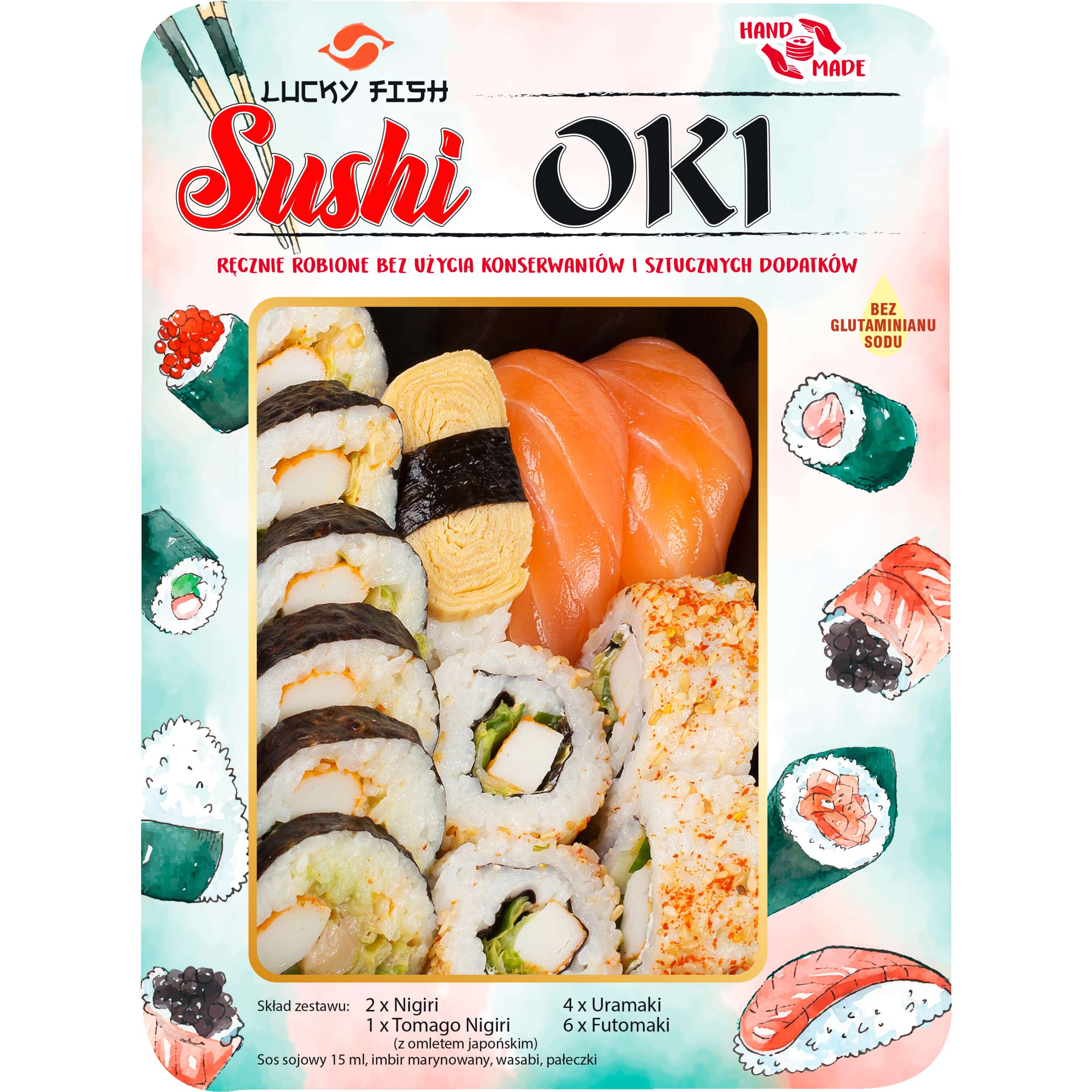 Zdjęcie oferty Lucky Fish Zestaw Sushi OKI