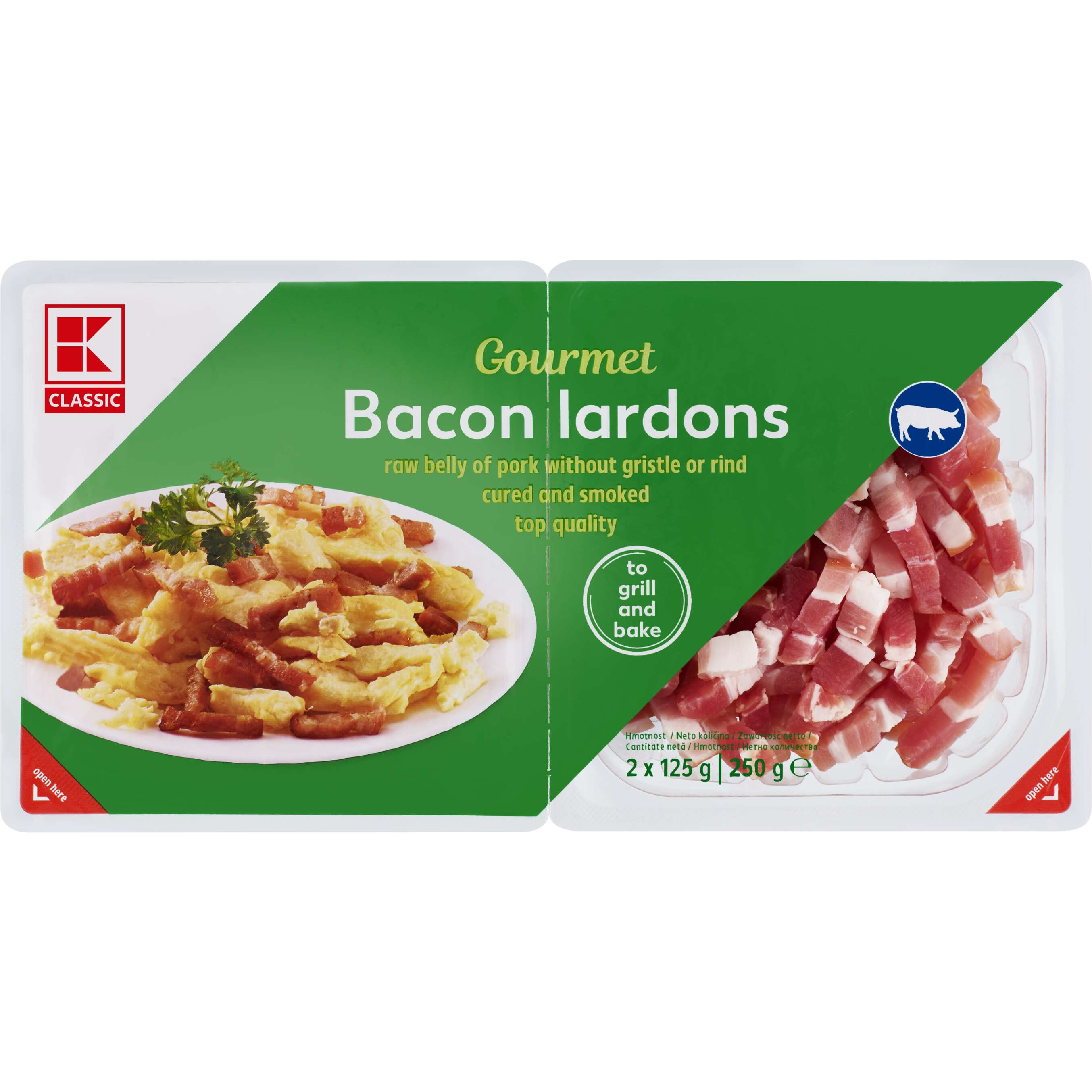 Afișarea ofertelor K-Classic Bacon cubuleţe
