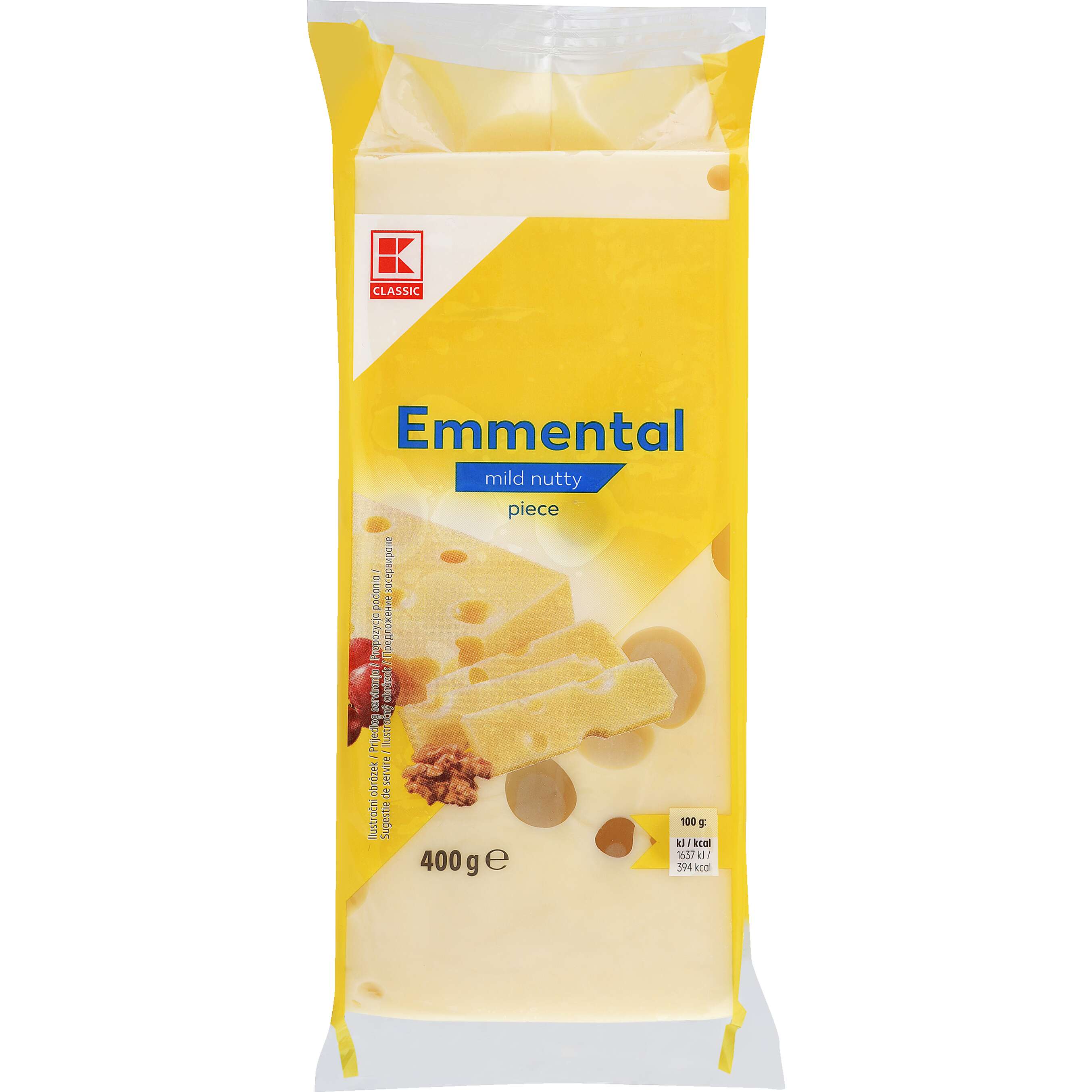 Zobrazenie výrobku K-Classic Emmental Zrejúci syr