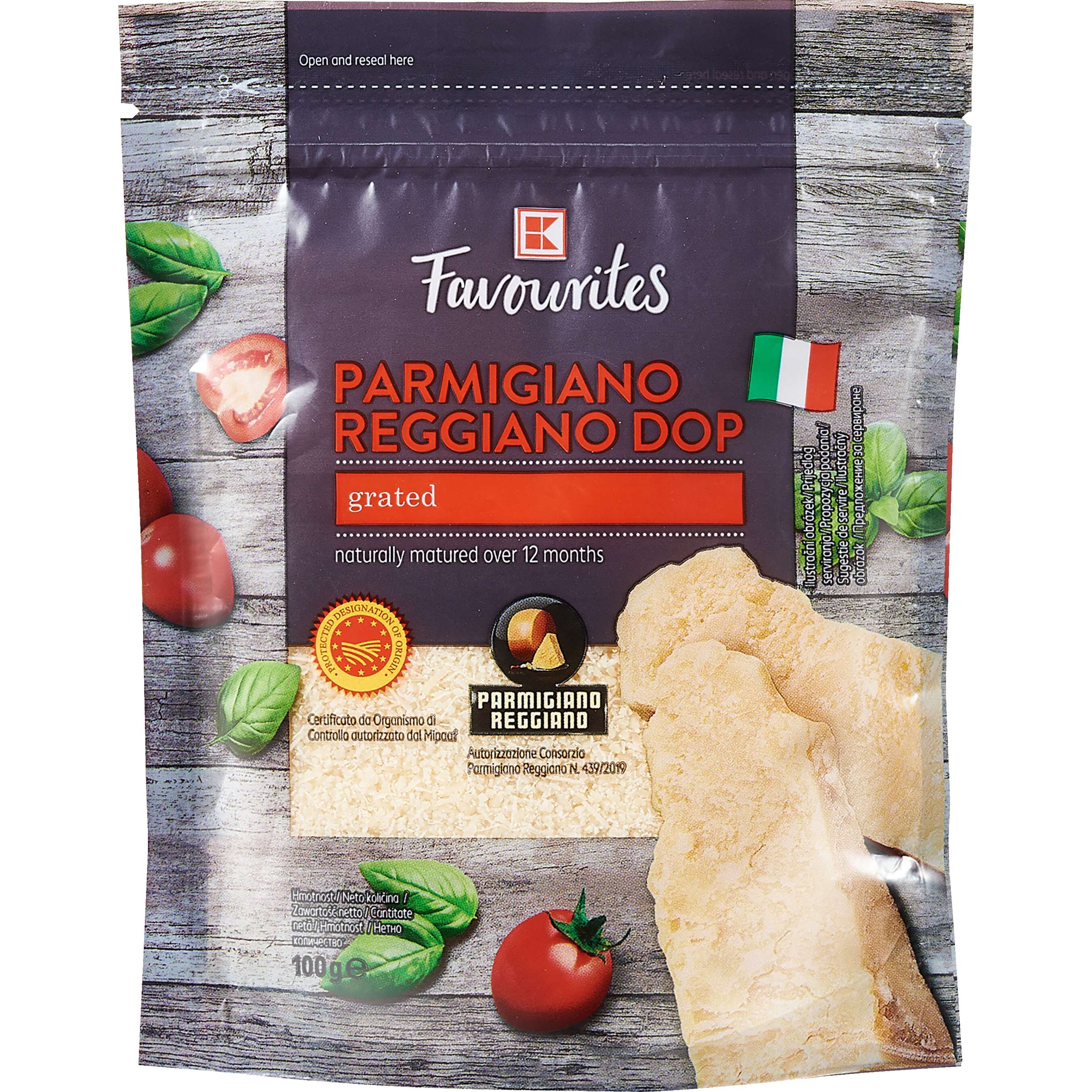 Zobrazenie výrobku K-Favourites Parmigiano Reggiano DOP syr