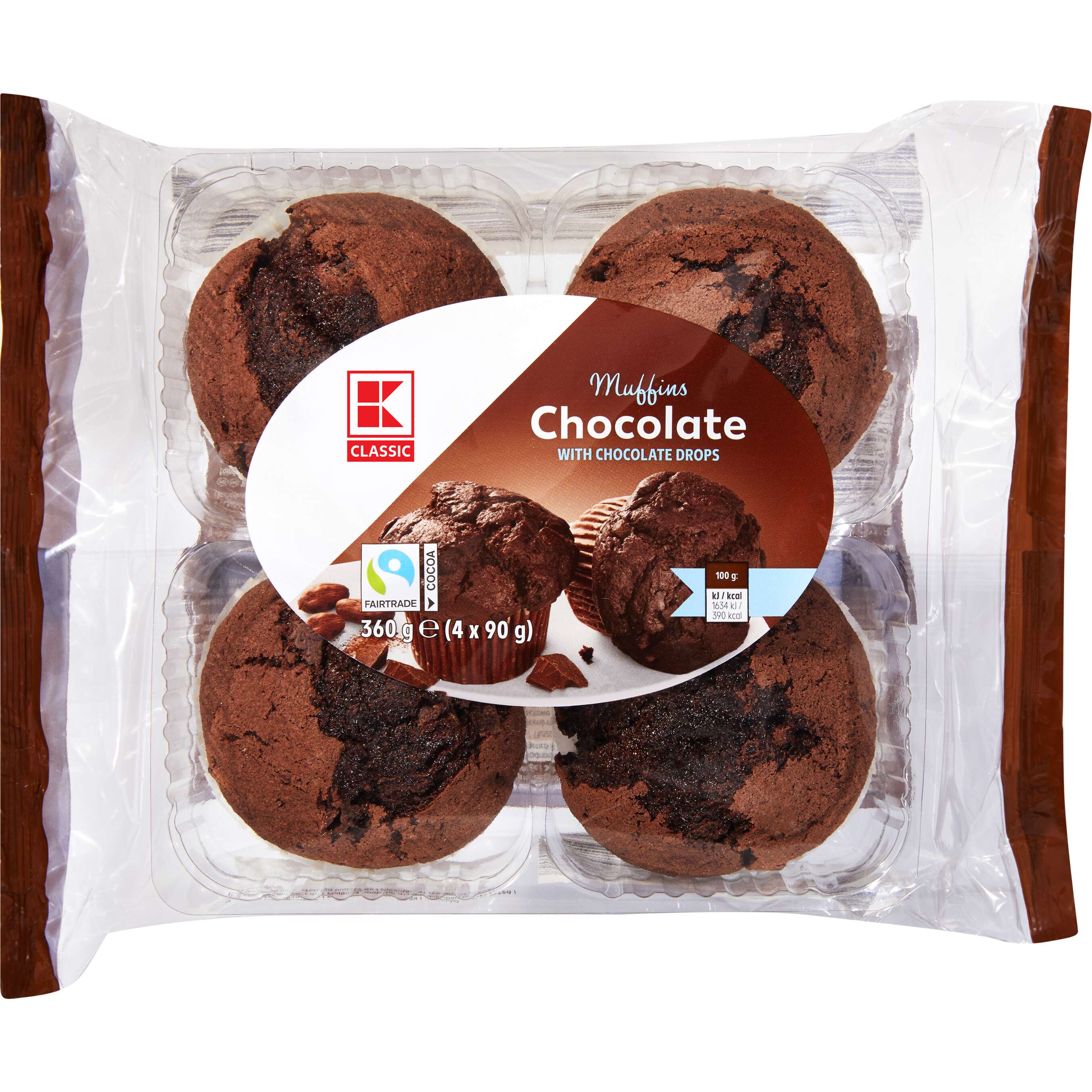 Zobrazenie výrobku K-Classic Muffiny kakaové alebo stracciatella