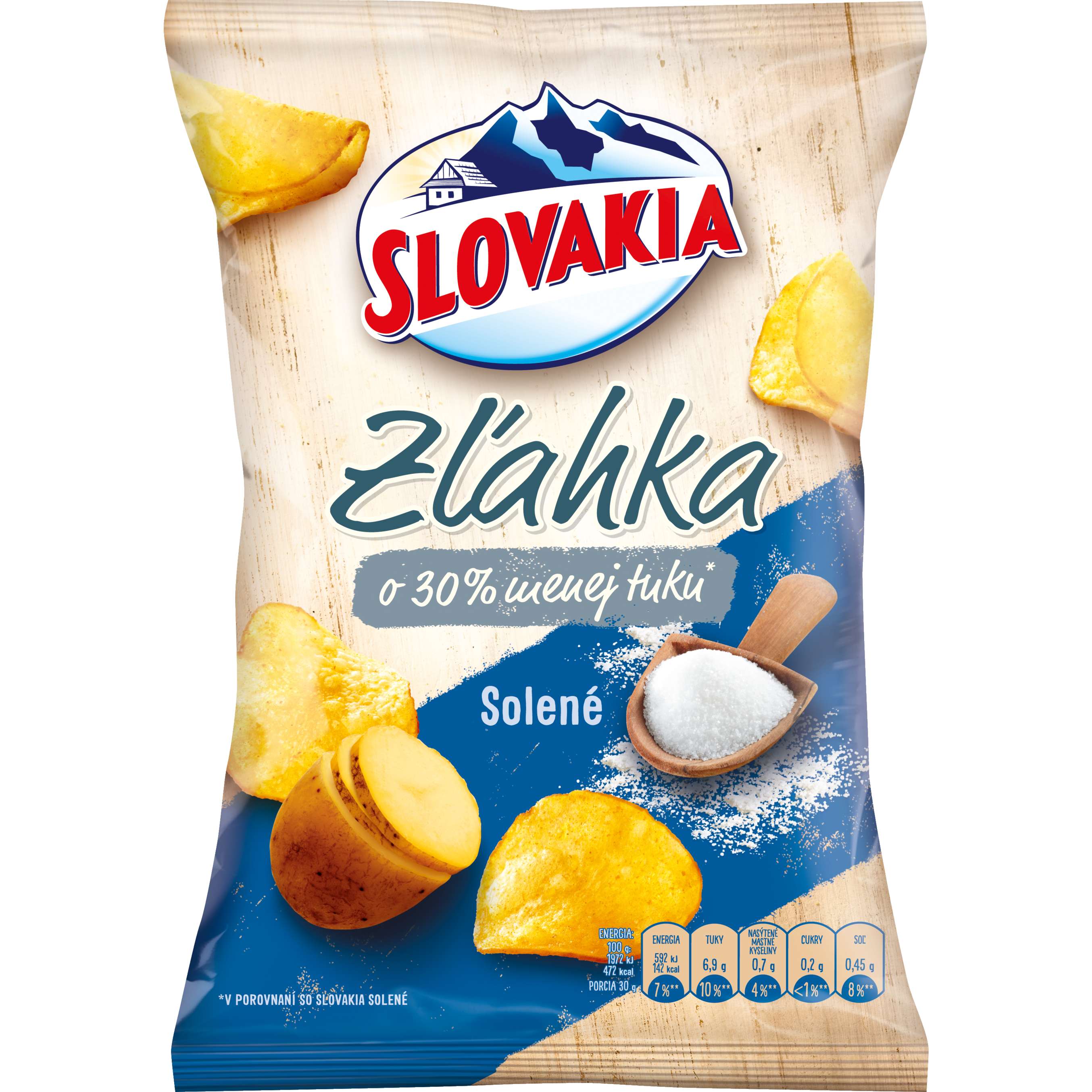 Zobrazenie výrobku Slovakia Zľahka Zemiakové lupienky